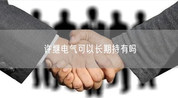 许继电气可以长期持有吗