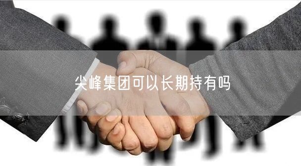 尖峰集团可以长期持有吗